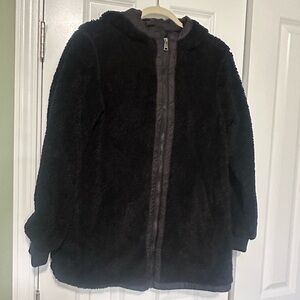 Cozy Black Teddy Jacket